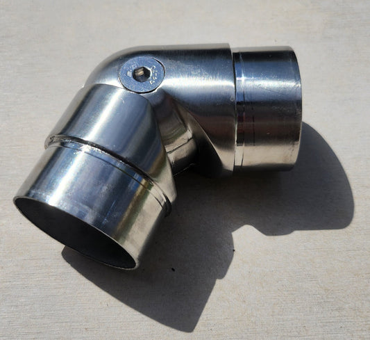 50.8mm stainless steel 316 handrail adjustable elbow