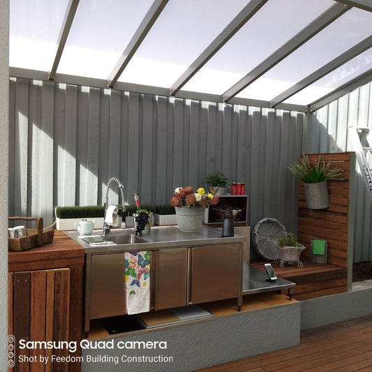 solaglaze roof pergola