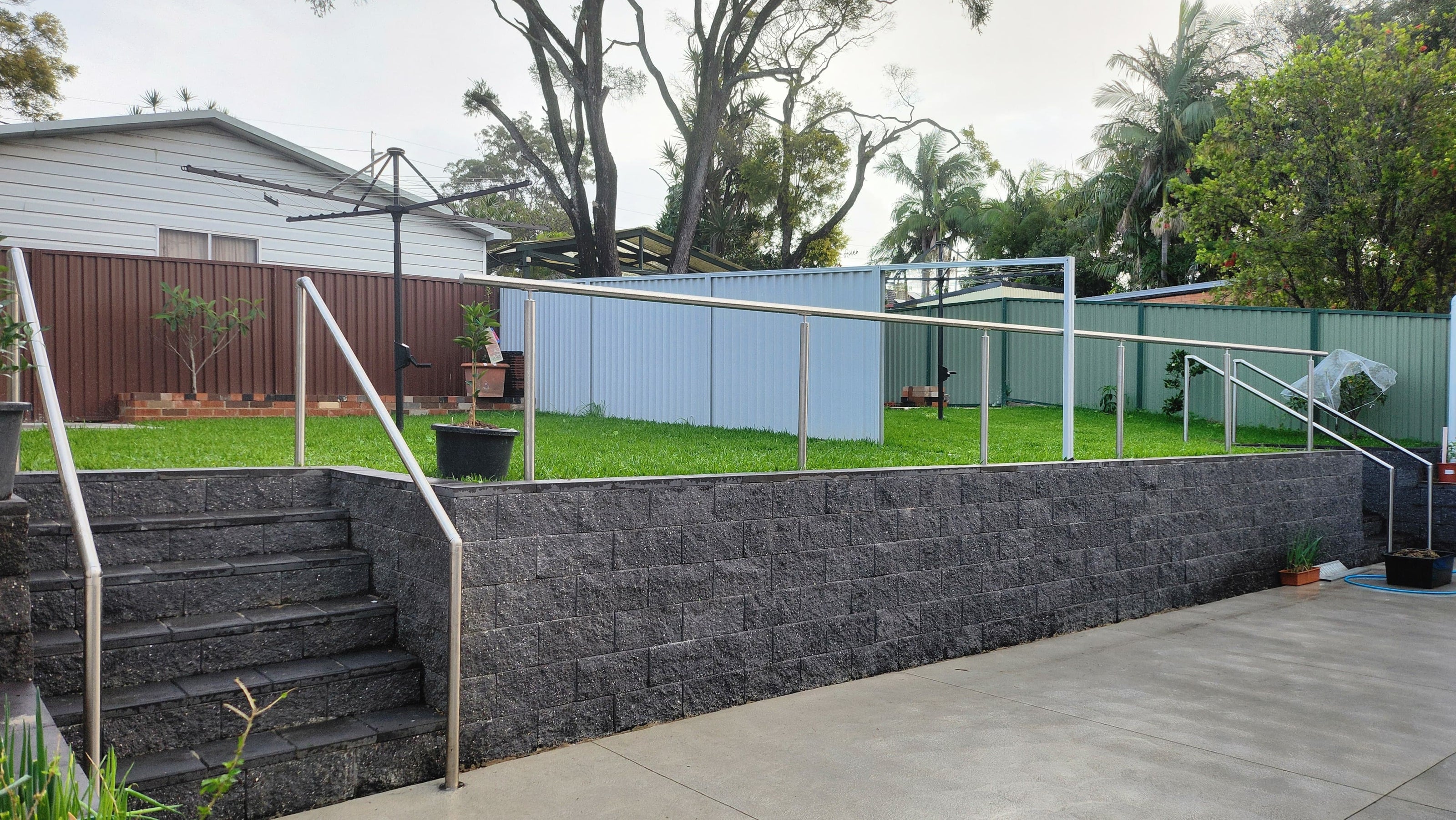 stainless steel handrail
