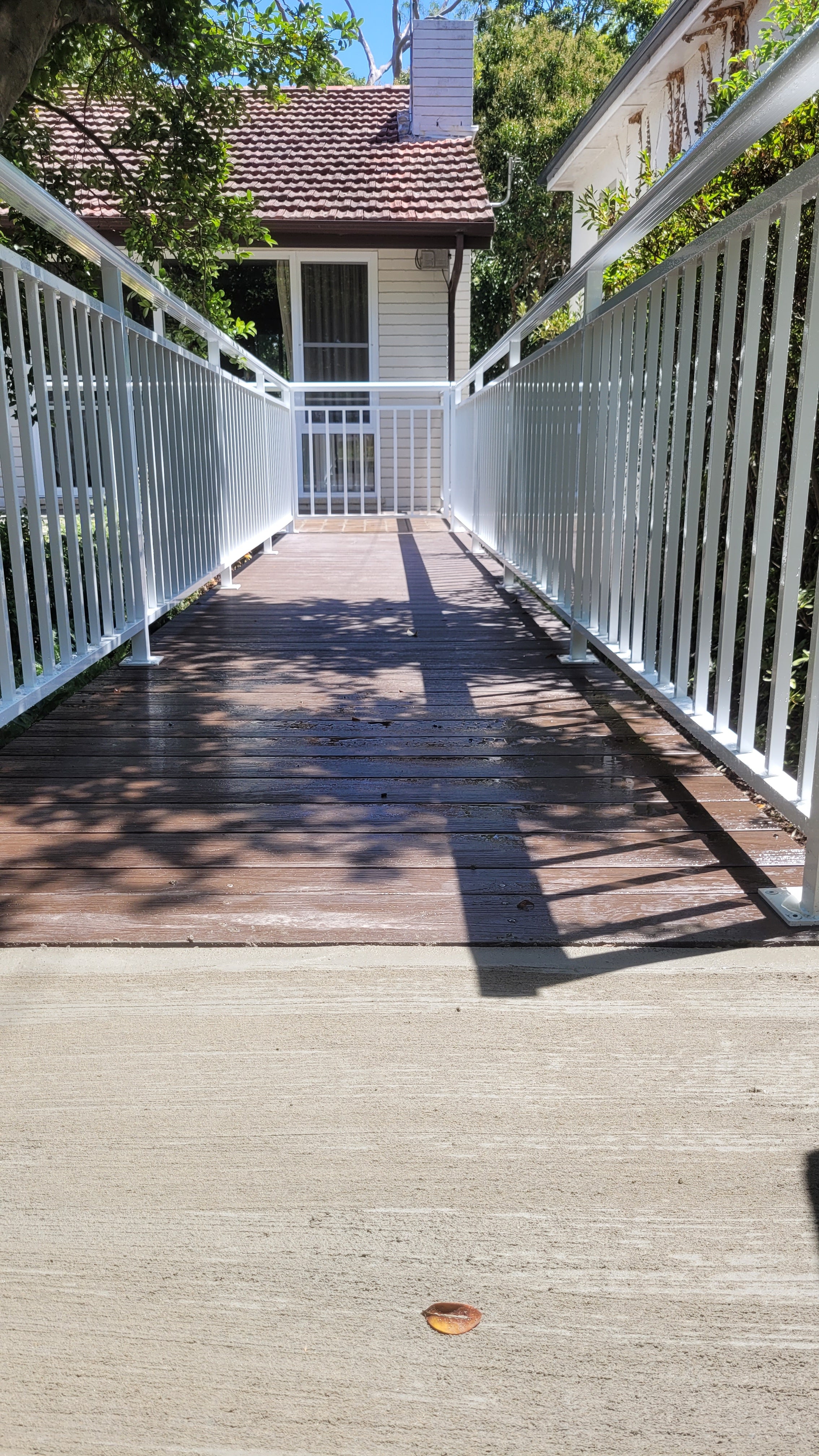 Wheelchair access ramp installed in Lindfield home